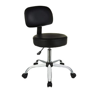 Revolving Stool with Back Support